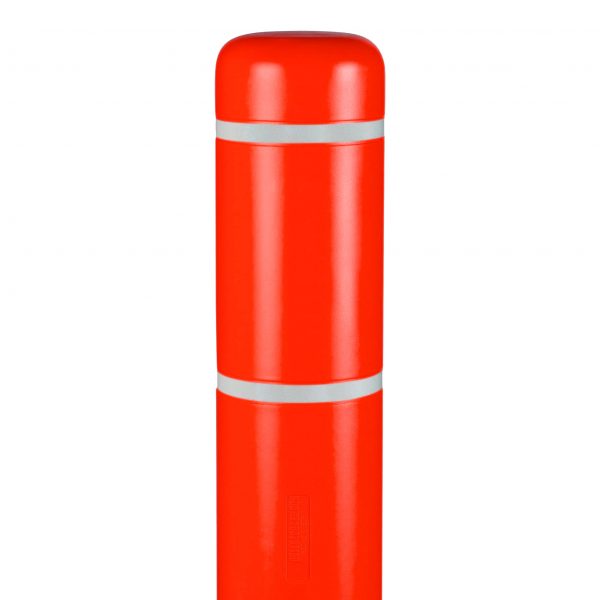 Bollard Cover – (7’x52”) Red c/w White Tape